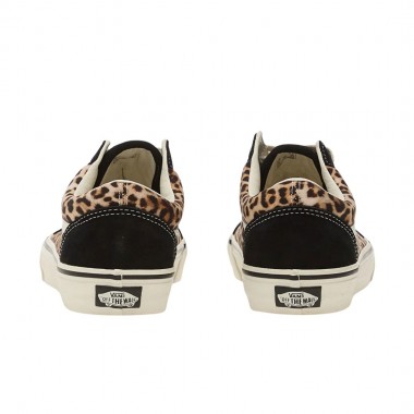 VANS OLD SKOOL SHOES BLACK/LEOPARD