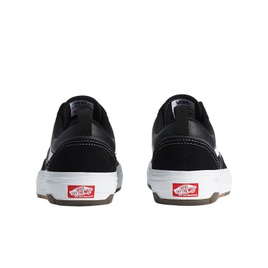 VANS SKATE OLD SKOOL WAFFLECUP SHOES BLACK/WHITE