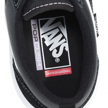 VANS SKATE OLD SKOOL WAFFLECUP SHOES BLACK/WHITE