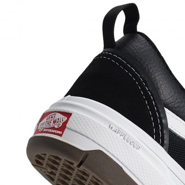 VANS SKATE OLD SKOOL WAFFLECUP SHOES BLACK/WHITE