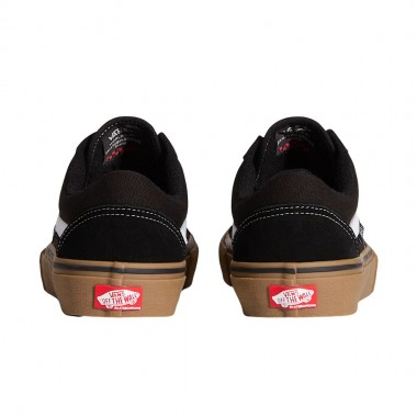 VANS SKATE OLD SKOOL SHOES BLACK/GUM/WHITE