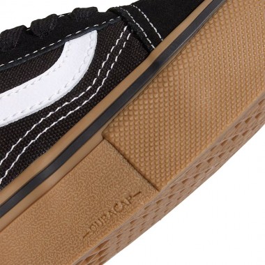 VANS SKATE OLD SKOOL SHOES BLACK/GUM/WHITE