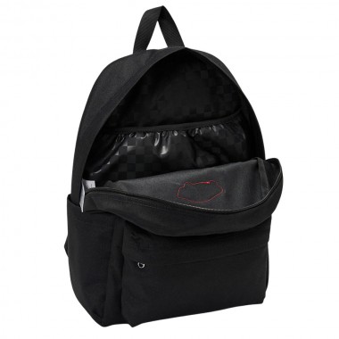 VANS OLD SKOOL GROM BACKPACK BLACK/CHILI PEP