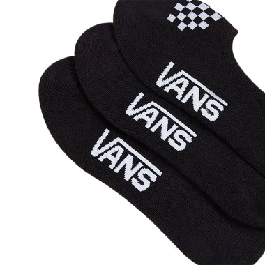 VANS CLASSIC CANOODLE ROX SOCKS CHECKERBOARD 3PACK BLACK/WHITE