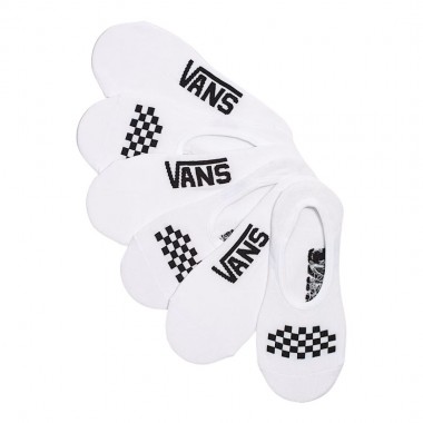 VANS CLASSIC CANOODLE ROX SOCKS CHECKERBOARD 3PACK WHITE/BLACK