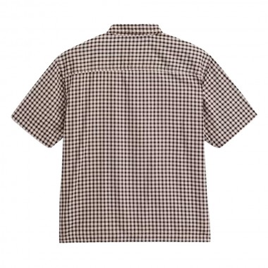 VANS LARKSPUR MINI PLAID SHIRT OATMEAL/DEMITASSE
