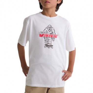 VANS BIG PUSH K TEE WHITE
