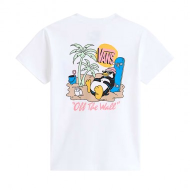 VANS YOLO PENGUIN K TEE WHITE
