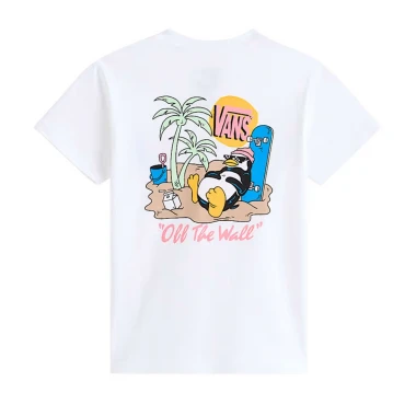VANS YOLO PENGUIN K TEE WHITE