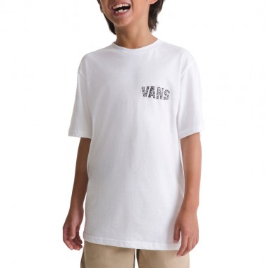 VANS RACING FLAMES K TEE WHITE