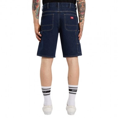 DICKIES 993 11 INCH DENIM CARPENTER SHORTS DARK INDIGO
