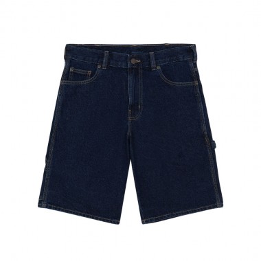 DICKIES 993 11 INCH DENIM CARPENTER SHORTS DARK INDIGO