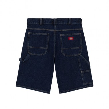 DICKIES 993 11 INCH DENIM CARPENTER SHORTS DARK INDIGO
