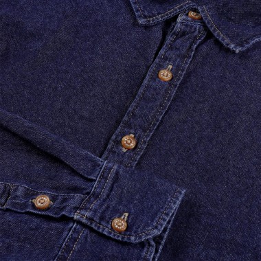 DICKIES LIGHTWEIGHT DENIM LS SHIRT DARK INDIGO