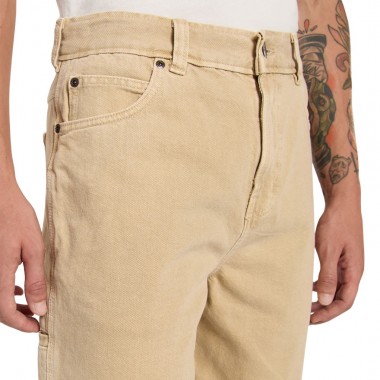 DICKIES 958 13 INCH LOOSE DENIM SHORTS EUCALYPTUS