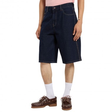 DICKIES 958 13 INCH LOOSE DENIM SHORTS RINSED