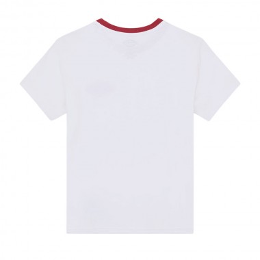 DICKIES PLAINVILLE RINGER W TEE WHITE