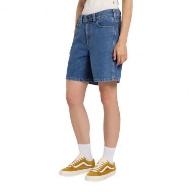 DICKIES 993 7 INCH CARPENTER W DENIM SHORTS CLASSIC BLUE