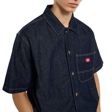 DICKIES DENIM SHIRT RINSED