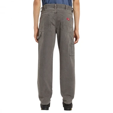 DICKIES 993 REGULAR TAPERED CARPENTER JEANS GREY WASH TINTED