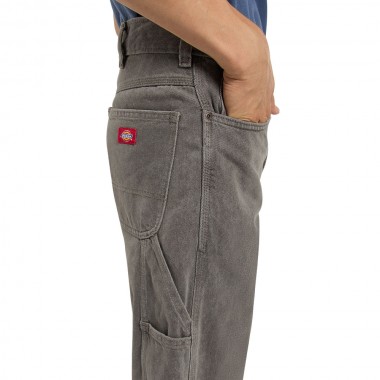 DICKIES 993 REGULAR TAPERED CARPENTER JEANS GREY WASH TINTED