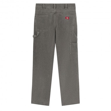 DICKIES 993 REGULAR TAPERED CARPENTER JEANS GREY WASH TINTED