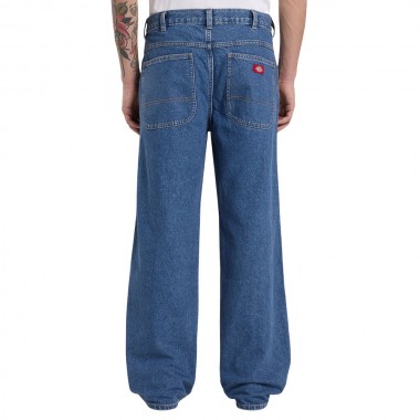 DICKIES 958 BAGGY STRAIGHT WORK JEANS CLASSIC BLUE