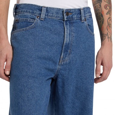 DICKIES 958 BAGGY STRAIGHT WORK JEANS CLASSIC BLUE