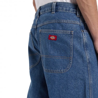 DICKIES 958 BAGGY STRAIGHT WORK JEANS CLASSIC BLUE