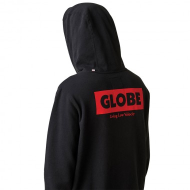 GLOBE LIVING LOW VELOCITY HOODIE BLACK/RED