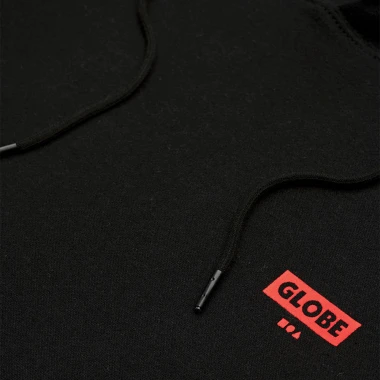 GLOBE LIVING LOW VELOCITY HOODIE BLACK/RED