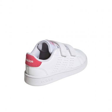 ADIDAS ADVANTAGE HOOK-AND-LOOP INF SHOES FTWWHT/REAPNK/CBLACK