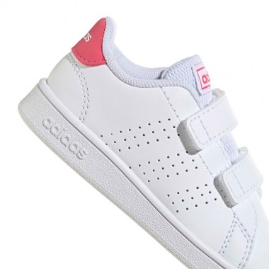 ADIDAS ADVANTAGE HOOK-AND-LOOP INF SHOES FTWWHT/REAPNK/CBLACK
