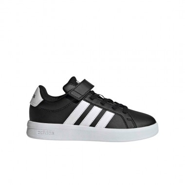 ADIDAS GRAND COURT 3.0 K SHOES CBLACK/FTWWHT/FTWWHT