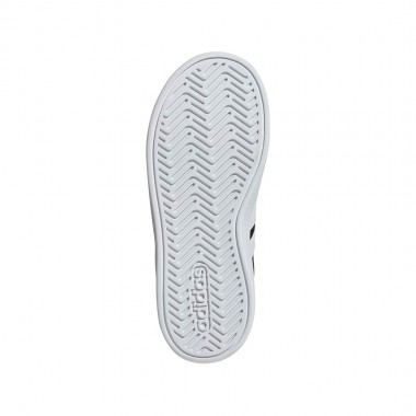 ADIDAS GRAND COURT 3.0 K SHOES CBLACK/FTWWHT/FTWWHT