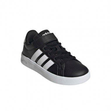 ADIDAS GRAND COURT 3.0 K SHOES CBLACK/FTWWHT/FTWWHT