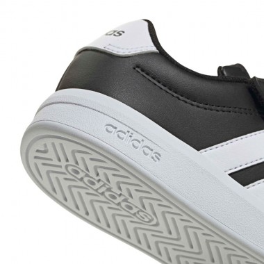 ADIDAS GRAND COURT 3.0 K SHOES CBLACK/FTWWHT/FTWWHT