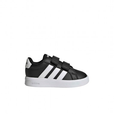 ADIDAS GRAND COURT 3.0 INF SHOES CBLACK/FTWWHT/FTWWHT