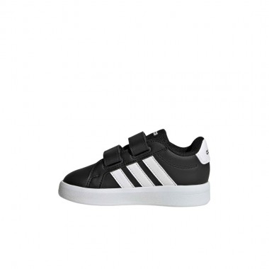 ADIDAS GRAND COURT 3.0 INF SHOES CBLACK/FTWWHT/FTWWHT