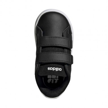 ADIDAS GRAND COURT 3.0 INF SHOES CBLACK/FTWWHT/FTWWHT