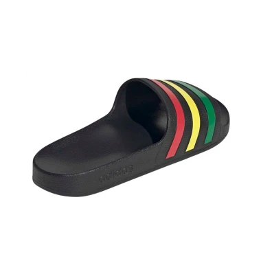 ADIDAS ADILETTE AQUA SLIDES CBLACK/GREEN/PURRUB