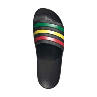 ADIDAS ADILETTE AQUA SLIDES CBLACK/GREEN/PURRUB