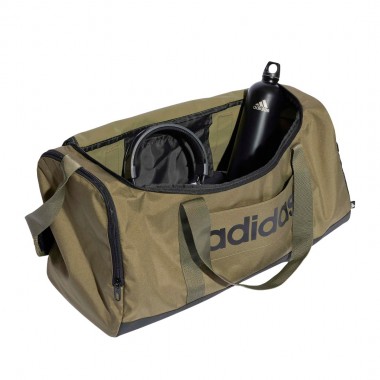 ADIDAS LINEAR DUFFEL BAG MEDIUM OLISTR/BLACK