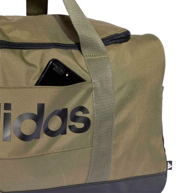 ADIDAS LINEAR DUFFEL BAG MEDIUM OLISTR/BLACK