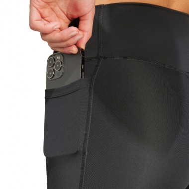 ADIDAS OPTIME ESSENTIALS STASH POCKET W SHORT LEGGINGS BLACK