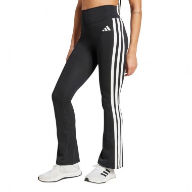 ADIDAS OPTIME ESSENTIALS 3-STRIPE W FLARED LEGGINGS BLK/WHITE