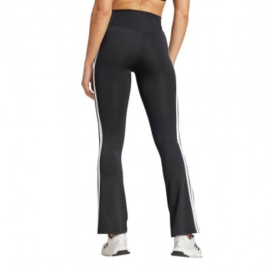 ADIDAS OPTIME ESSENTIALS 3-STRIPE W FLARED LEGGINGS BLK/WHITE