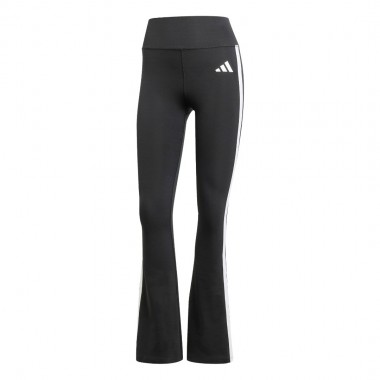 ADIDAS OPTIME ESSENTIALS 3-STRIPE W FLARED LEGGINGS BLK/WHITE