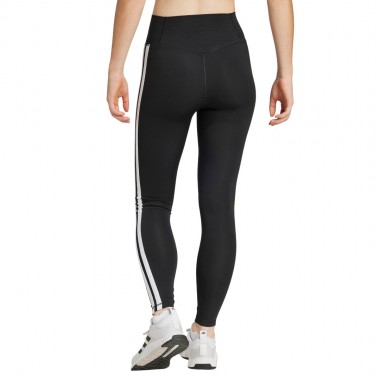 ADIDAS OPTIME ESSENTIALS 3-STRIPE W 7/8 LEGGINGS BLACK/WHITE