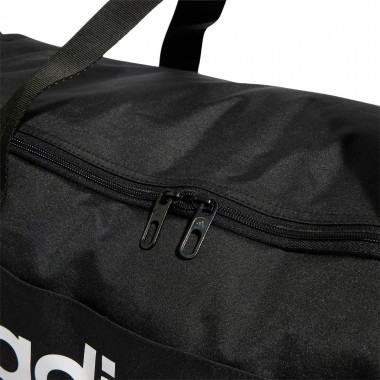 ADIDAS LINEAR DUFFEL BAG MEDIUM BLACK/BLACK/WHITE